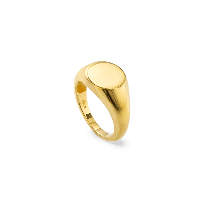 Gold Signature Ring